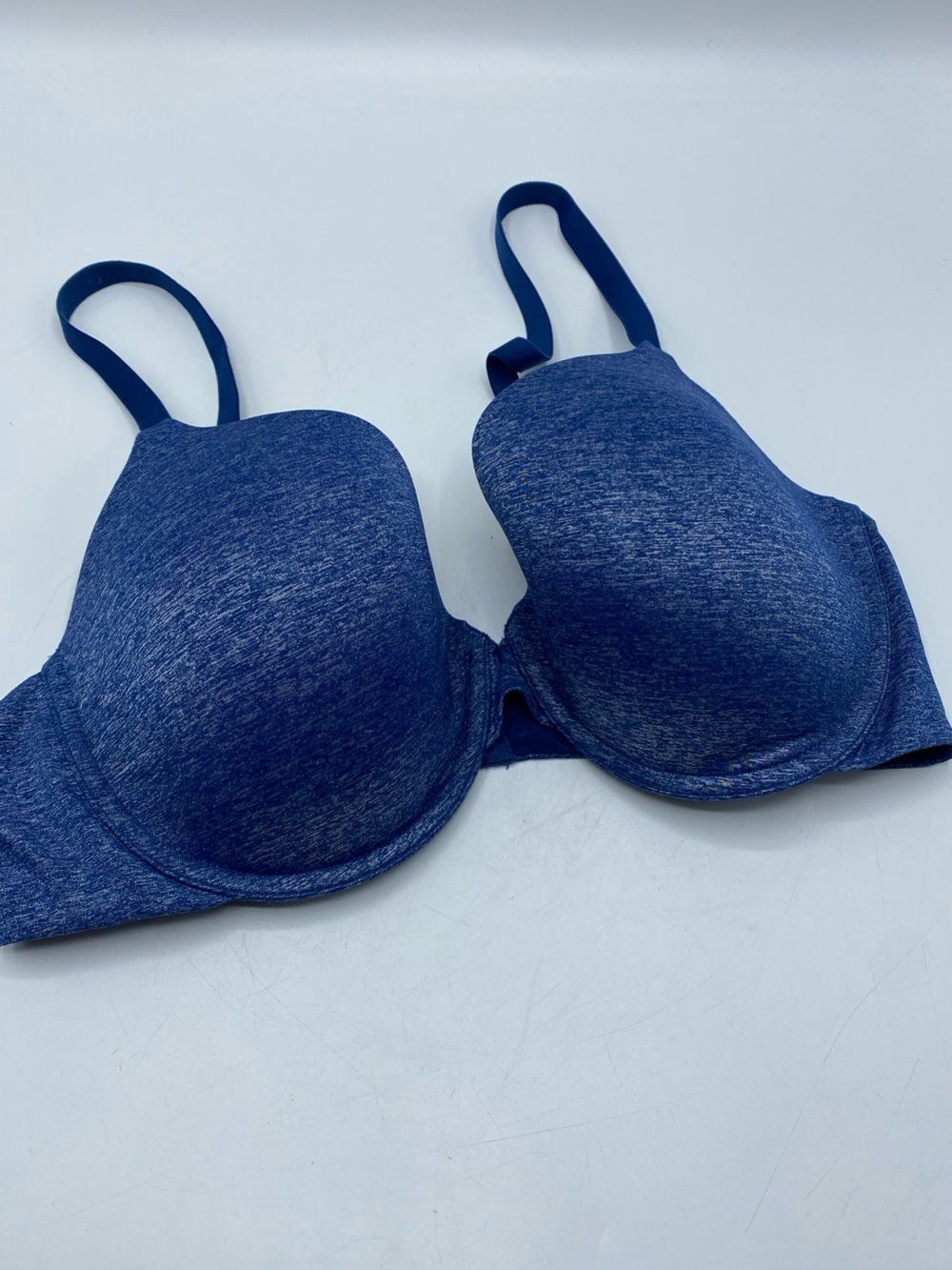 Victoria's Secret Uplift Semi Demi bra 38D Underwire with multiway straps Blue